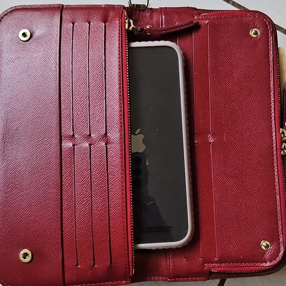 Louis Vuitton Monogram Insolite Wallet Wristlet W/Box + Dustbag - Picture 13 of 15